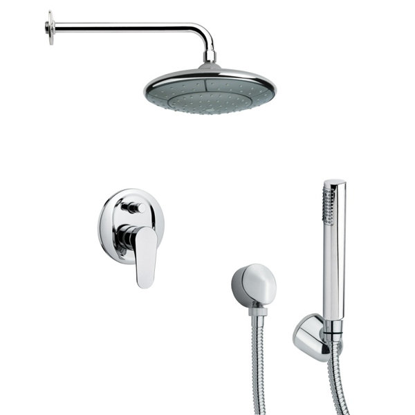 Remer by Nameek's Orsino Complete Shower System with Rough inValve